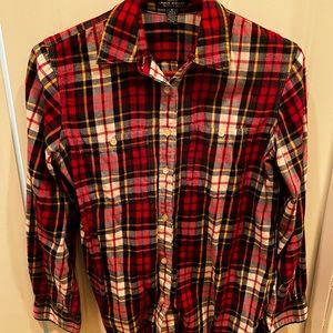 100% cotton Ralph Lauren flannel top